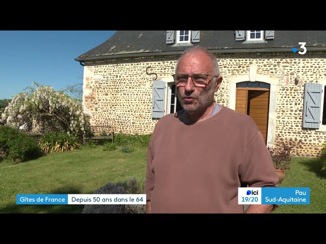 ⁣Les gîtes de France ont 50 ans. Exemple en Béarn