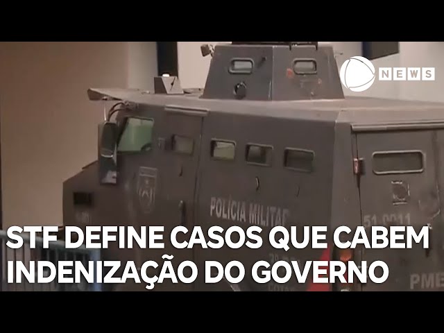 STF define os motivos para que Estado indeniza famílias de vítimas de tiroteio