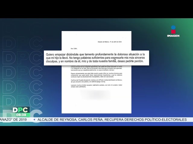 Madre de ‘Fofo’ Márquez escribe carta a mujer golpeada por su hijo | DPC con Nacho Lozano