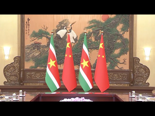 ⁣Xi Jinping: China, Suriname have long history of friendship