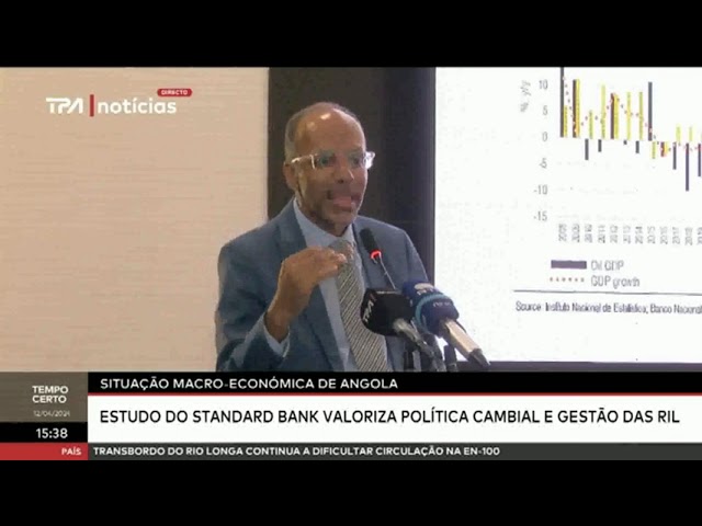 ⁣Situação macro-económica de Angola estudo do standard Bank valoriza política cambial  e gestão