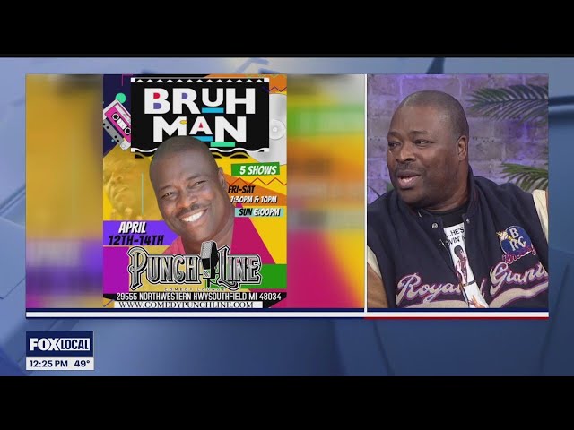Reggie Ballard aka "Bruh Man" in Detroit For Comedy Show