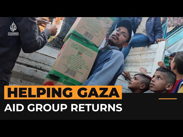 “Not safe to go back to work, but our staff wants to” - Gaza aid CEO | AJ #Shorts