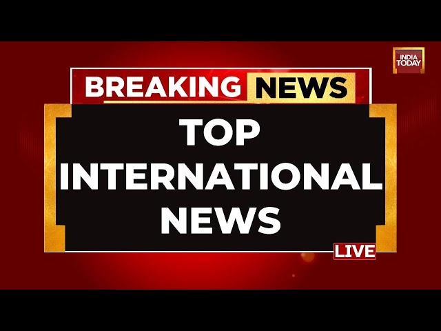 INDIA TODAY LIVE: Top World News Today | Breaking News | US Elections 2024 | Donald Trump News LIVE