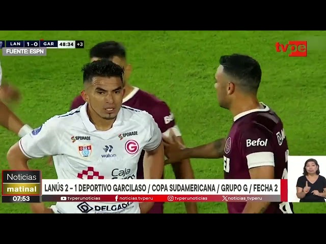 ⁣Lanús 2 - 1 Deportivo Garcilaso  por la Copa Sudamericana (12/04/2024) | TVPerú Noticias