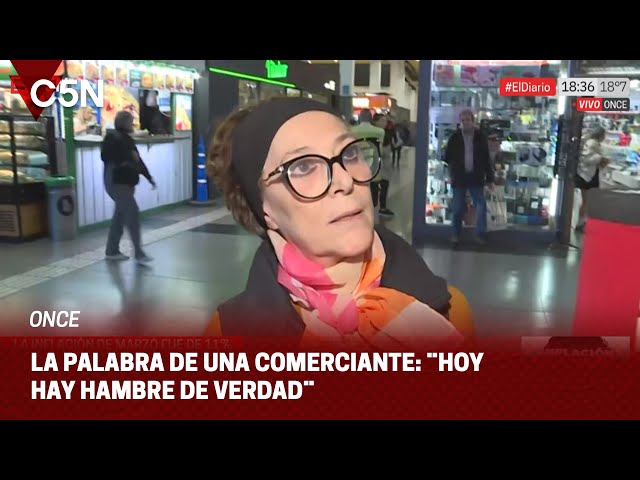 ⁣La INFLACIÓN de MARZO fue de 11% según el INDEC: la opinión de la GENTE