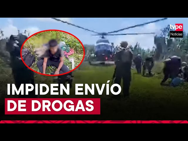 Dirandro incautó cargamento de droga en Madre de Dios