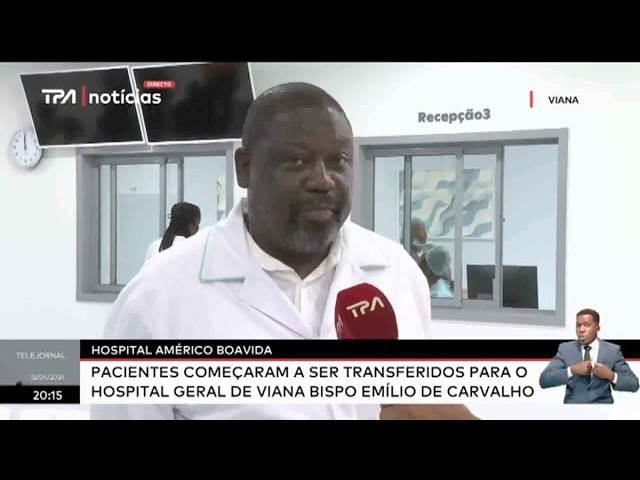⁣Hospital Geral de Viana Bispo Emílio de Carvalho - Banco de Urgência recebe primeiros pacientes