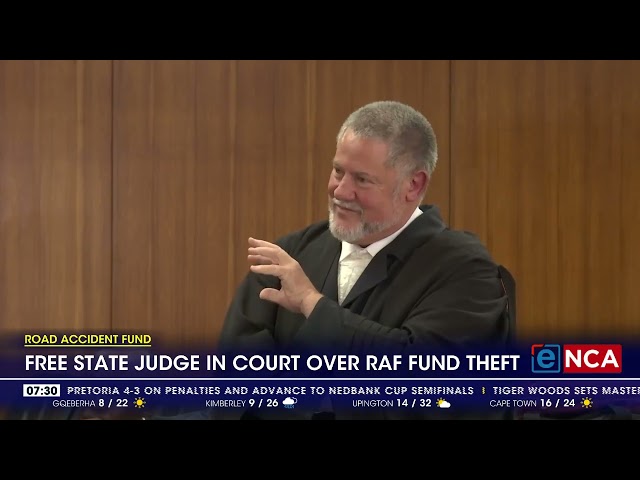 Free State judge in court over RAF fund theft