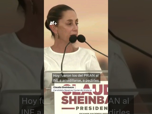 Claudia Sheinbaum se burla de la oposición - Las Mangas del Chaleco