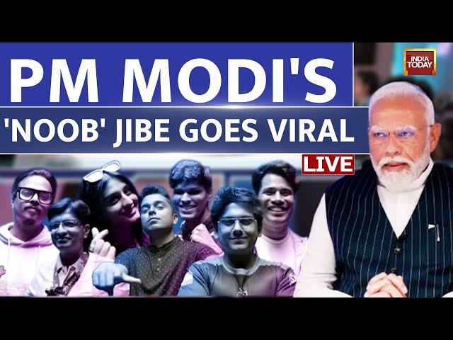 ⁣LIVE: 'PUBG Wale Hai Kya'...PM Modi's Fun Interaction With India's Top Gamers Is