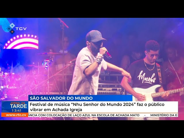 Festival de Música "Nhu Senhor do Mundo 2024" no largo do polivalente na cidade de Achada 