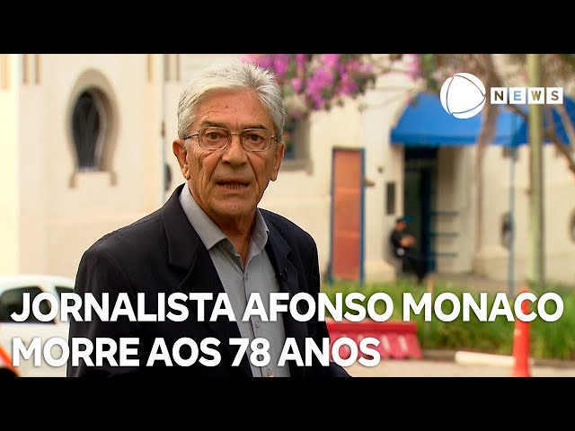 ⁣Grande nome do jornalismo, Afonso Monaco morre aos 78 anos