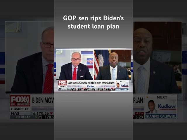 ⁣Sen. Scott exposes Biden’s latest lie: ‘Are you kidding me?’ #shorts