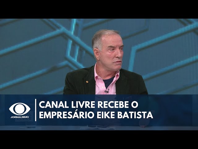 ⁣Canal Livre recebe o empresário Eike Batista neste domingo (14)