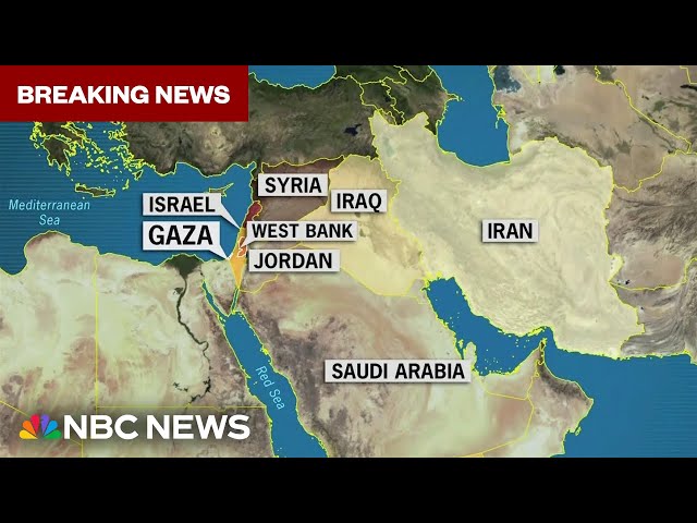 BREAKING: Dozens of Iranian attack drones launched toward Israel