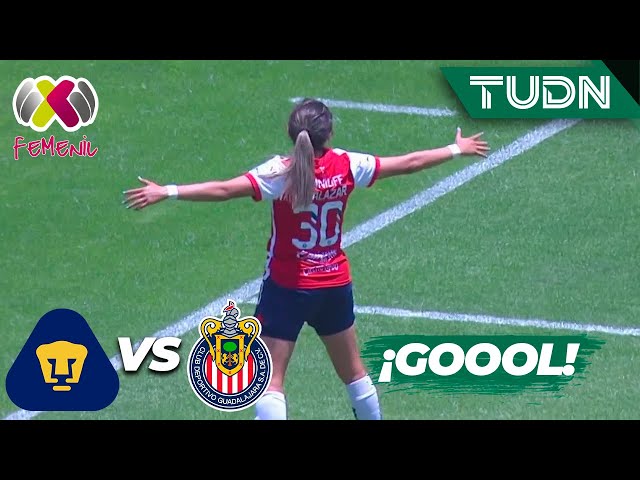 ¡SALAZAR empata con gol polémico!  | Pumas 1-1 Chivas | Liga Mx Femenil - CL2024 J14 | TUDN