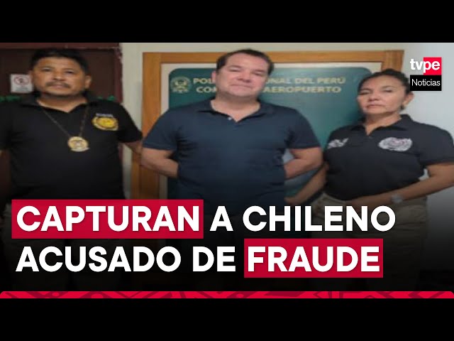 ⁣Policía detiene a empresario chileno acusado de un fraude millonario en su país