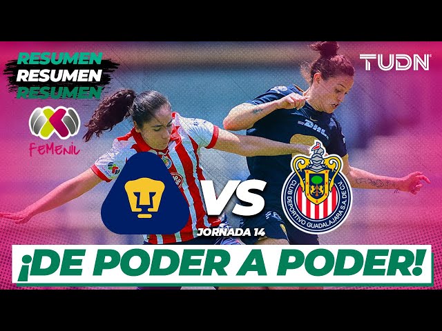 Resumen y goles | Pumas vs Chivas | Liga Mx Femenil - CL2024 J14 | TUDN