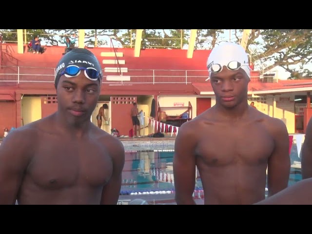 ⁣Relay Swimmers on CARIFTA Win
