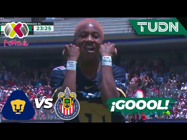 ¡Error en la salida y BLACKWOOD anota! | Pumas 1-0 Chivas | Liga Mx Femenil - CL2024 J14 | TUDN