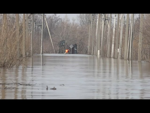 ⁣В СКО из-за паводков эвакуировали 5400 человек