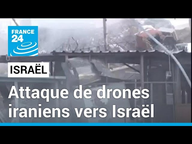 ⁣Attaque de drones iraniens vers Israël : Téhéran confirme l'attaque, l'espace aérien israé
