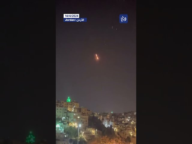 ⁣مسيرات و صواريخ إيرانية في سماء عمان