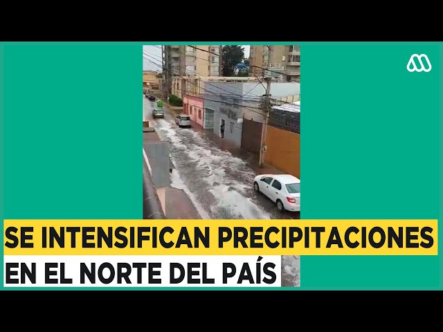 Se intensifican precipitaciones en el norte del país