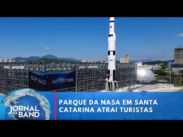 ⁣Brasil ganha "Parque da Nasa" em Santa Catarina I Jornal da Band
