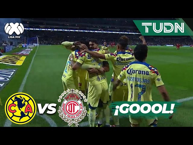 ⁣¡GOOOL de Diego Valdés! JUGADÓN | América 1-0 Toluca | CL2024 - Liga Mx J15 | TUDN