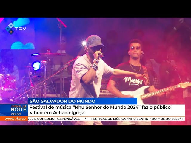 Festival de Música "Nhu Senhor do Mundo 2024" no largo do polivalente na cidade de Achada 