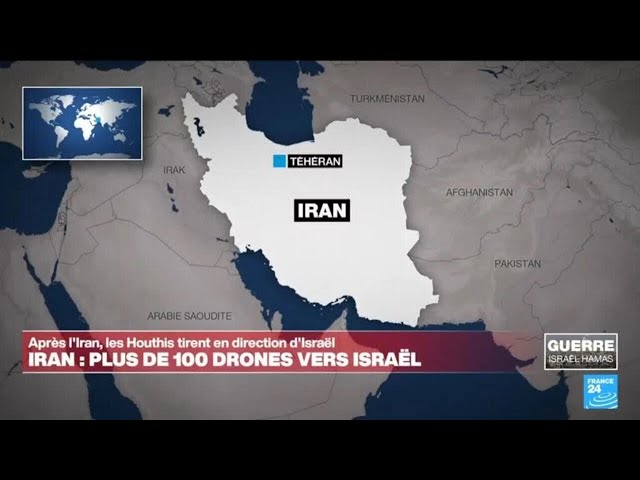 L'Iran a lancé "une première vague" de drones et de missiles vers Israël • FRANCE 24