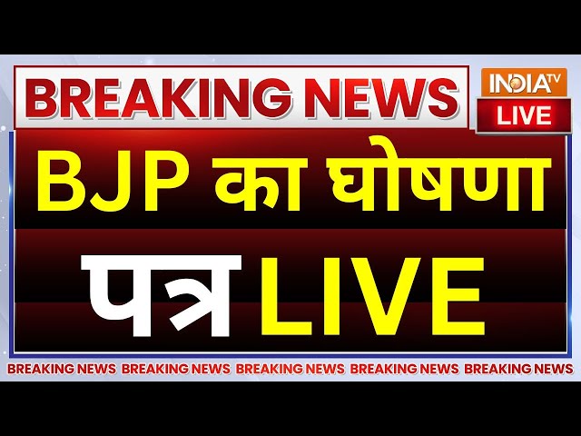 BJP Releases Manifesto LIVE : पीएम मोदी ने जारी किया लोक सभा चुनाव का घोषणा पत्र | Amit Shah