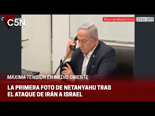 ⁣BENJAMÍN NETANYAHU conversó por teléfono con JOE BIDEN tras el ATAQUE IRANÍ a ISRAEL