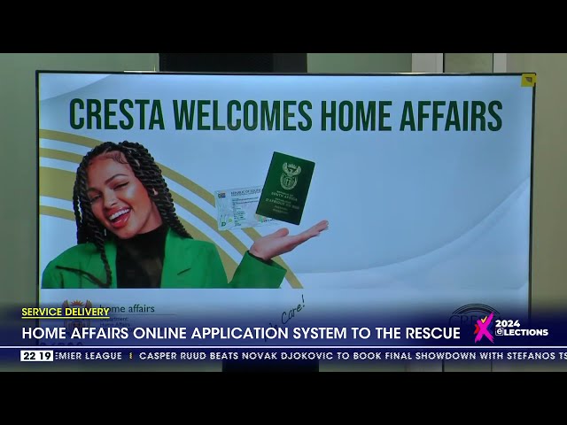 Service delivery | Home Affairs online application system to the rescue