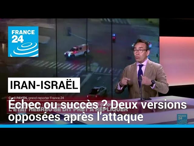 Attaque iranienne sur Israël : "Deux narratifs qui s'opposent" • FRANCE 24