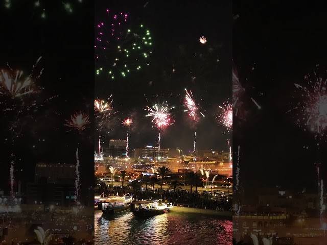 ⁣الألعاب النارية من كورنيش الدوحة