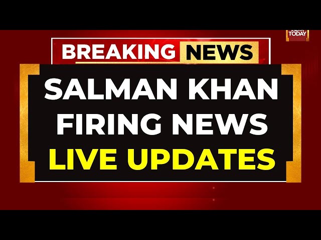 Salman Khan Firing LIVE Updates: Gangster Lawrence Bishnoi Behind Attack? | Salman Khan On Radar