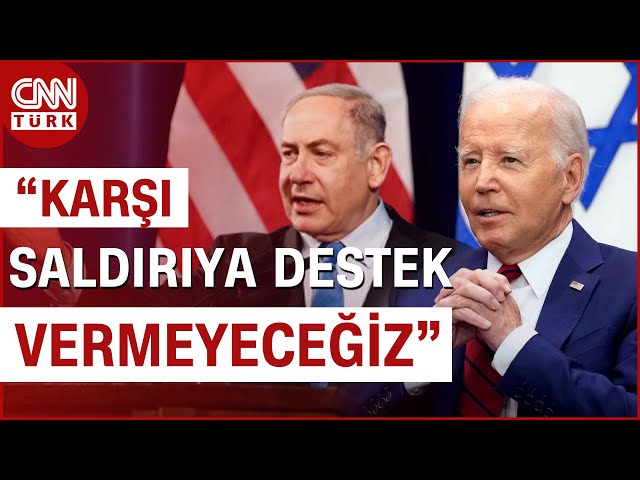 ABD Başkanı Biden’dan İsrail’e Karı Saldırıda Destek Vetosu: “Karşı Saldırıya Destek Vermeyeceğiz”