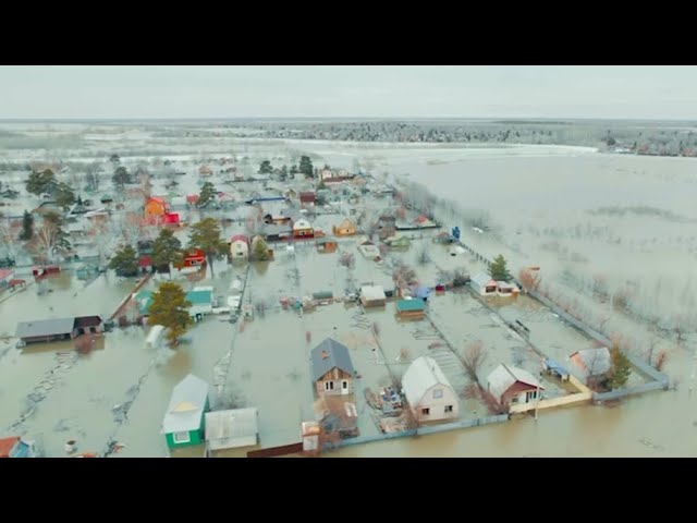 ⁣1800 опор ЛЭП повреждено из-за паводков в Казахстане