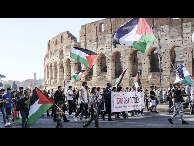 ⁣Pro-Palästina-Proteste: Viele in Europa fordern Waffenstillstand für Gaza
