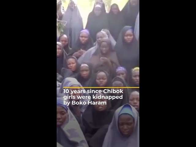 ⁣10 years since Chibok girls were kidnapped by Boko Haram | AJ #shorts