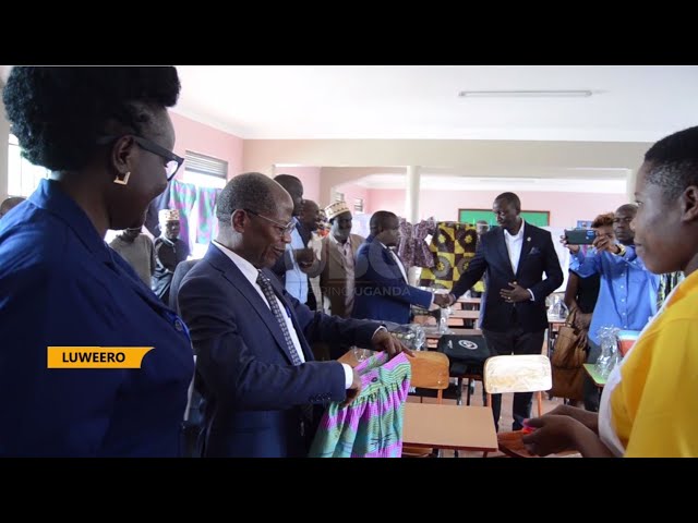 Vocational skills training- Minister Muyingo commends local investors for taking interest