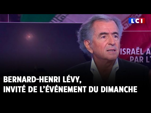 Israël ciblé par l'Iran : "Ce n'est évidemment pas terminé", lance Bernard-Henri