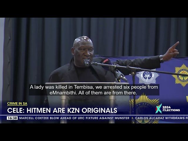Crime in SA | 'KZN is the main supplier of hitmen in the country' - Bheki Cele