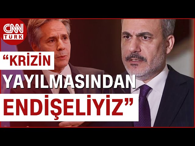 SICAK GELİŞME!  | Dışişleri Bakanı Hakan Fidan, ABD'li Mevkidaşı Blinken İle Görüştü #Haber