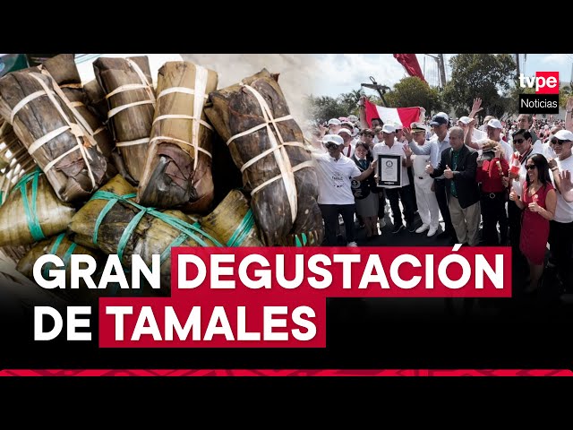 ⁣Tamal peruano: así fue la degustación más grande del mundo que logró un Récord Guinness