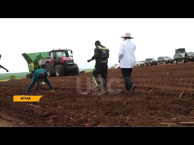 Museveni cautions people frustrating Atiak sugar factory project - Advanced farm machinery showcased