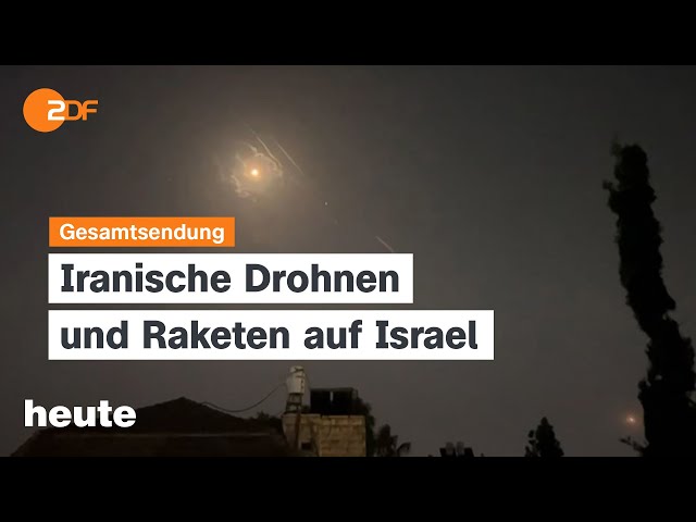 ⁣heute 19:00 Uhr vom 14.04.2024 Irans Angriff auf Israel, Internationale Reaktionen, Scholz in China